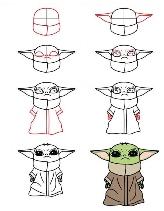 Baby-Yoda-Idee (1) zeichnen ideen