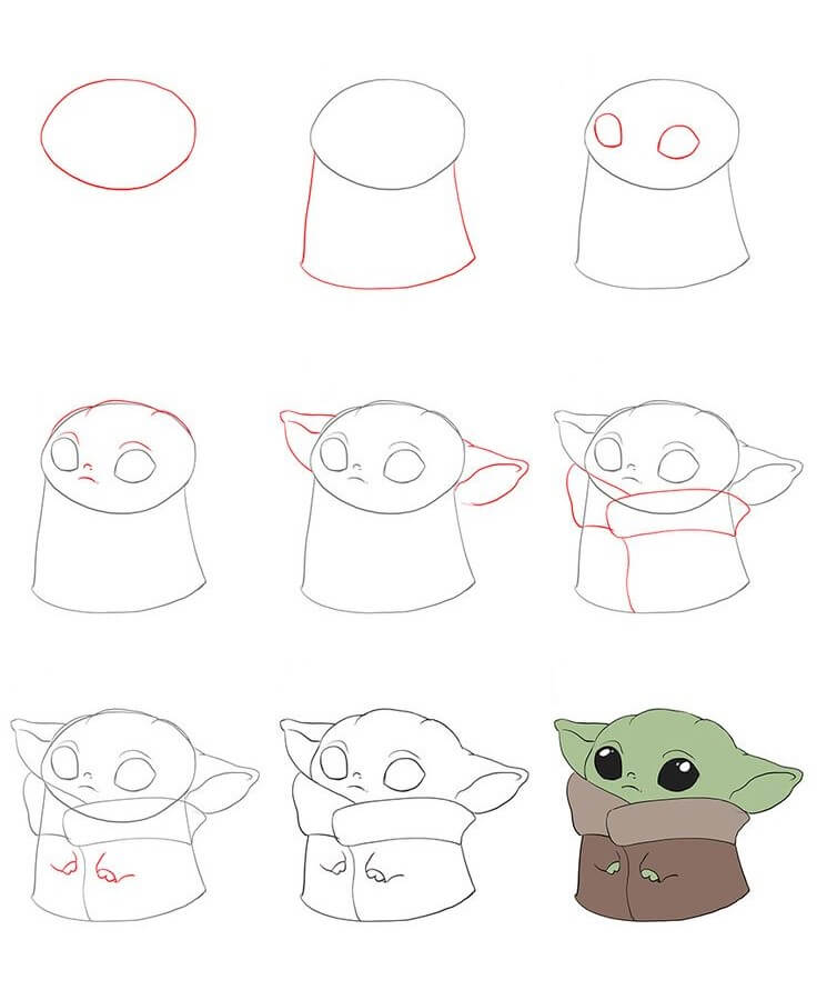 Baby-Yoda-Idee (12) zeichnen ideen