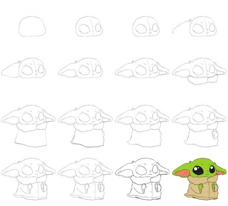 Baby-Yoda-Idee (16) zeichnen ideen