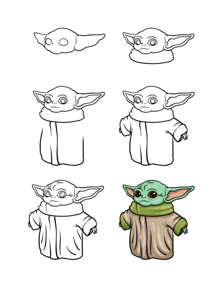 Baby-Yoda-Idee (17) zeichnen ideen