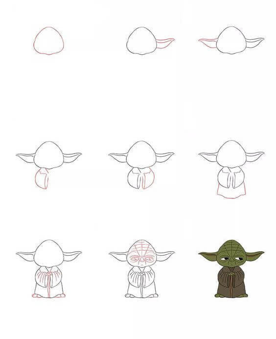 Baby-Yoda-Idee (18) zeichnen ideen