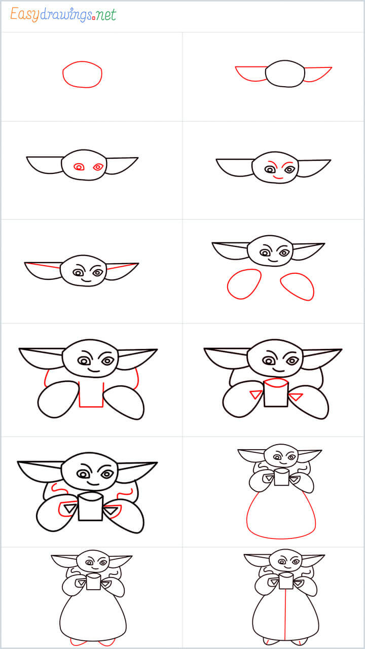Baby-Yoda-Idee (8) zeichnen ideen