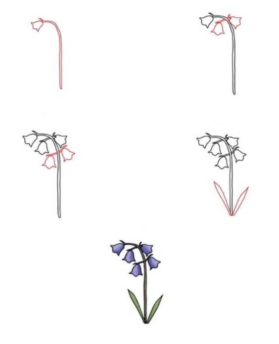 Zeichnen Lernen Blumenidee (49)