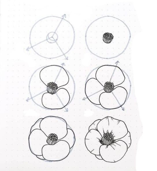 Blumenidee (50) zeichnen ideen