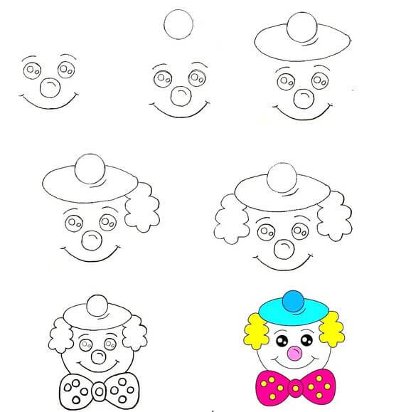 Clown-Idee (10) zeichnen ideen
