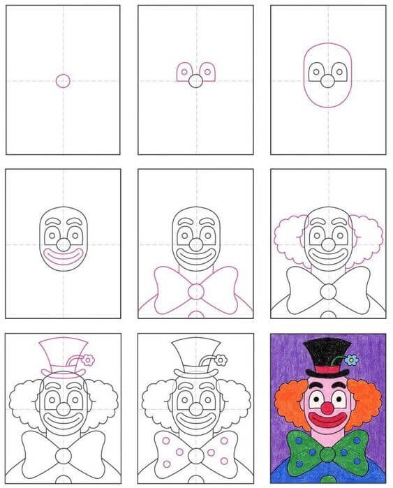 Clown-Idee (11) zeichnen ideen