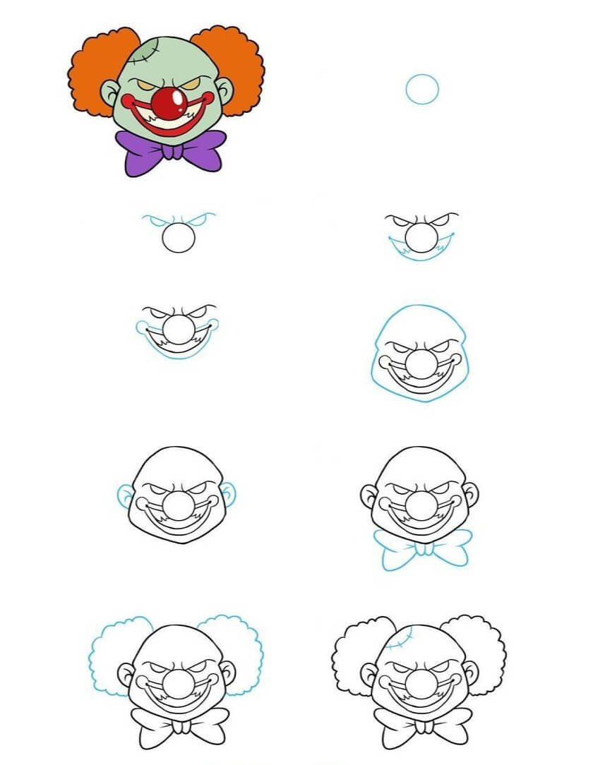 Clown-Idee (26) zeichnen ideen