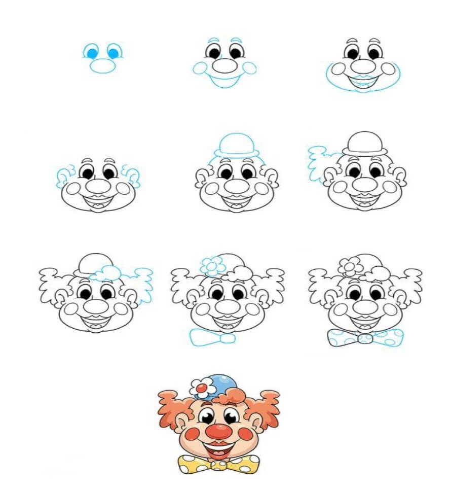 Clown-Idee (6) zeichnen ideen