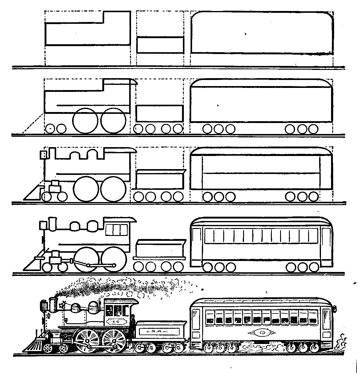 Einfache Schritte zum Zeichnen eines Schiffes (2) zeichnen ideen