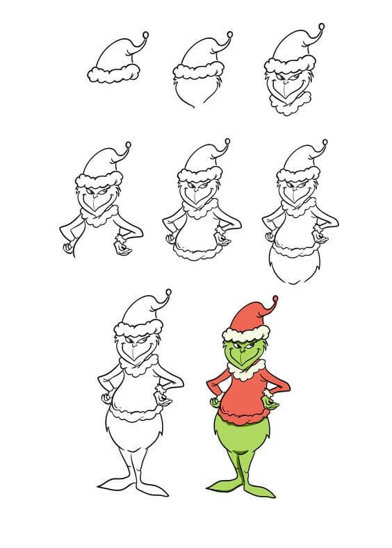Grinch-Idee (12) zeichnen ideen