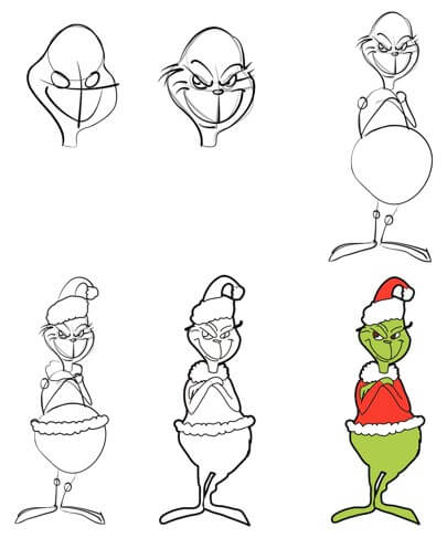 Grinch-Idee (17) zeichnen ideen