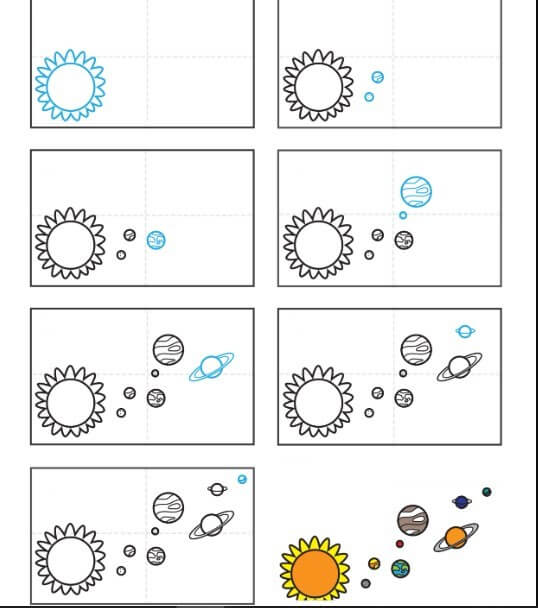 Ideen für das Sonnensystem (7) zeichnen ideen