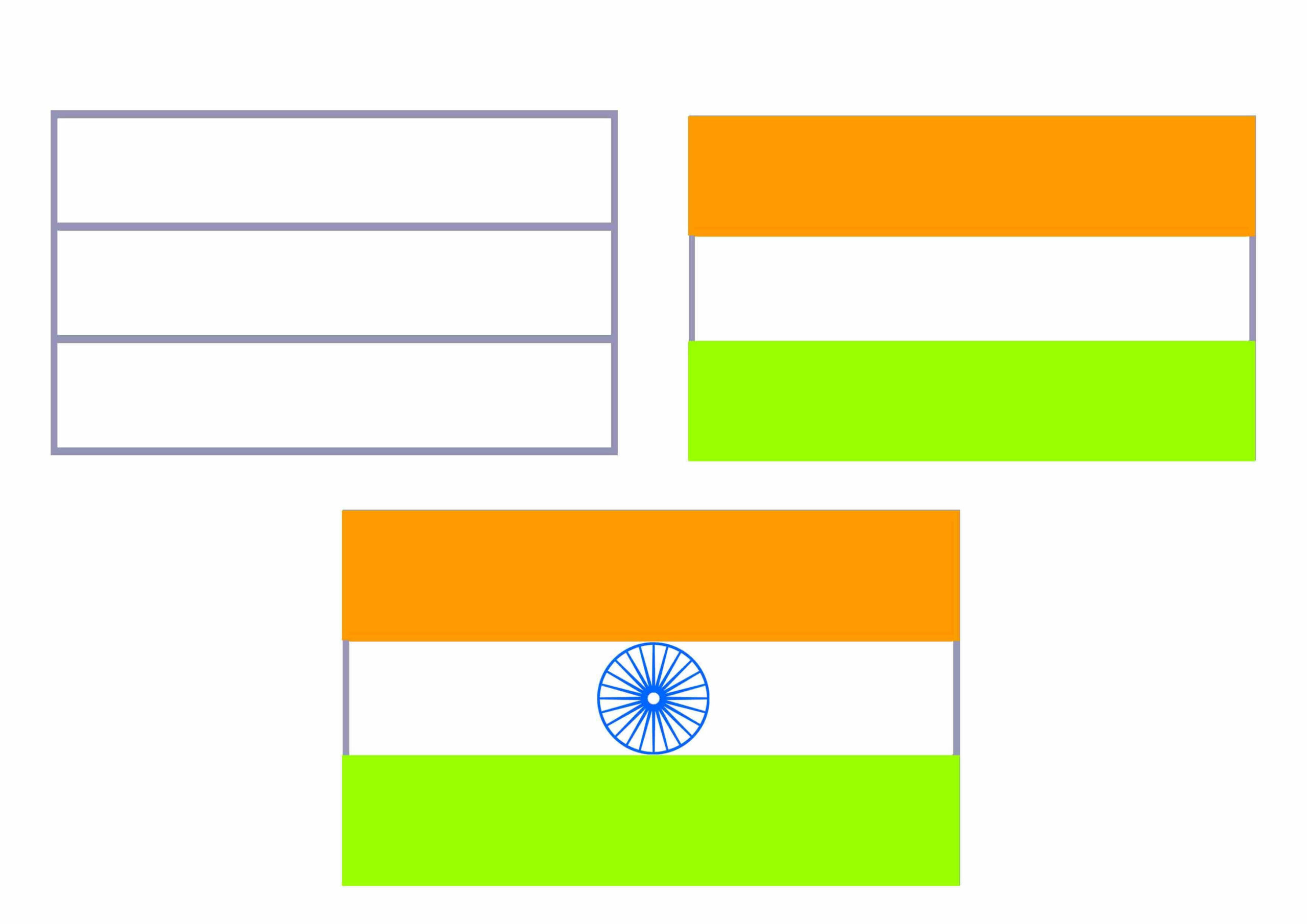 Ideen für indische Flaggen (1) zeichnen ideen