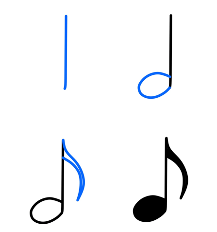 Ideen für Musiknoten (11) zeichnen ideen