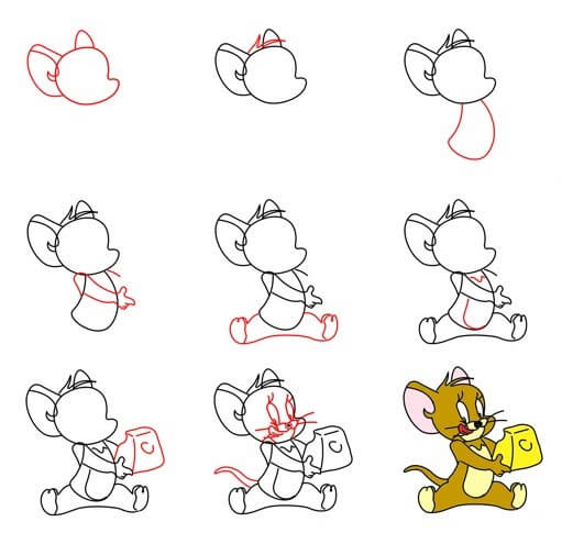 Jerry-Maus-Idee (6) zeichnen ideen