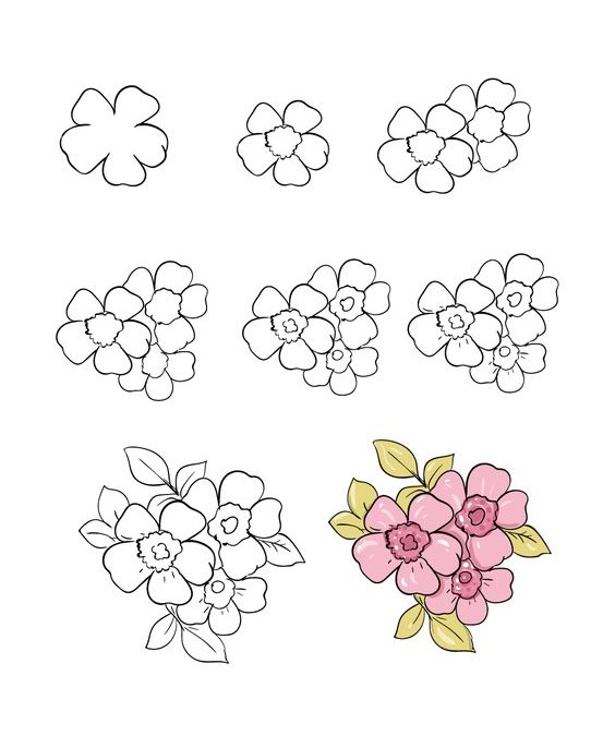 Kirschblüten-Idee (1) zeichnen ideen