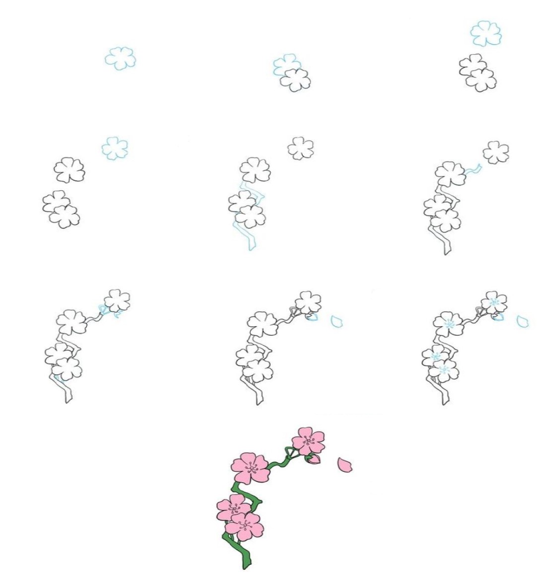 Kirschblüten-Idee (3) zeichnen ideen