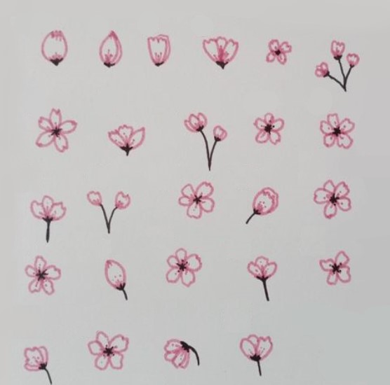 Kirschblüten-Idee (4) zeichnen ideen