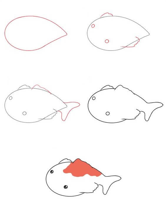 Koi-Fisch-Idee (23) zeichnen ideen