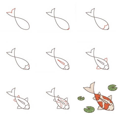 Koi-Fisch-Idee (5) zeichnen ideen