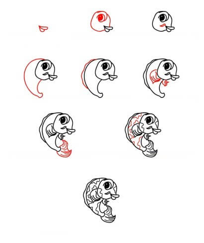 Zeichnen Lernen Koi-Fisch-Idee (9)