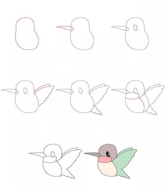 Kolibri-Idee (1) zeichnen ideen