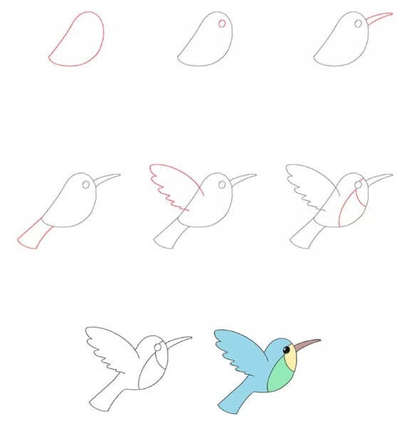 Kolibri-Idee (13) zeichnen ideen