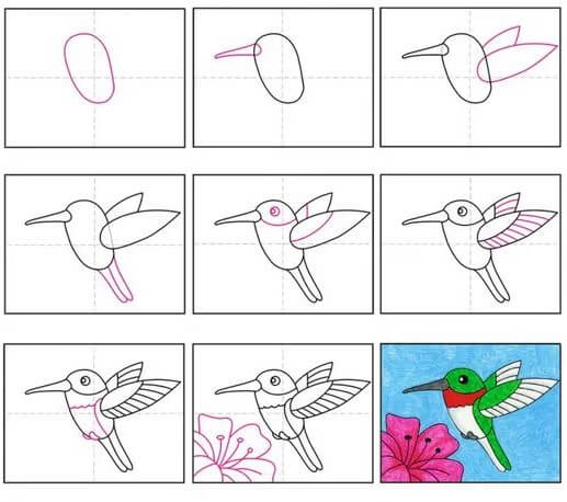 Kolibri-Idee (3) zeichnen ideen