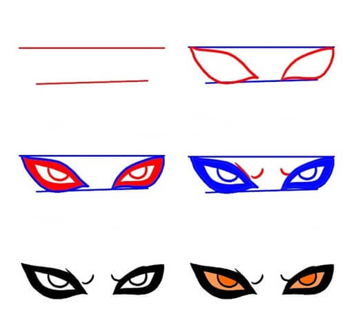 Naruto-Augen (3) zeichnen ideen