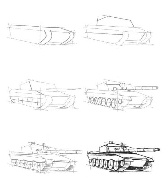 Panzeridee (2) zeichnen ideen