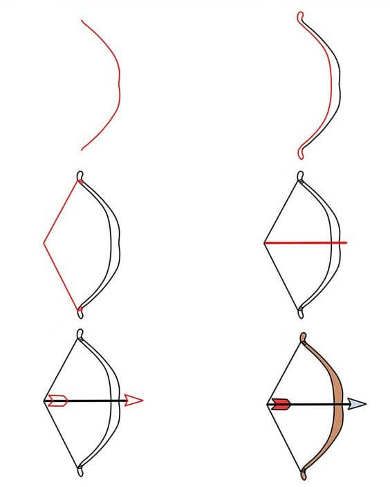 Pfeil und Bogen (5) zeichnen ideen
