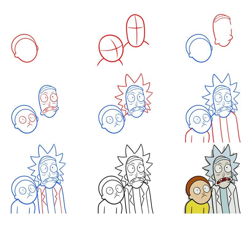 Rick and Morty zeichnen ideen