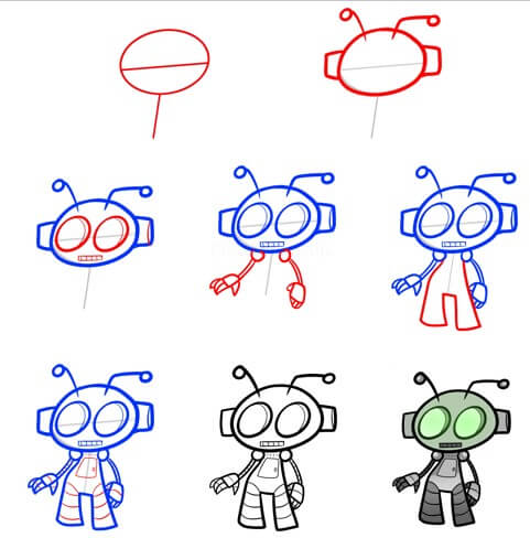 Roboteridee (10) zeichnen ideen