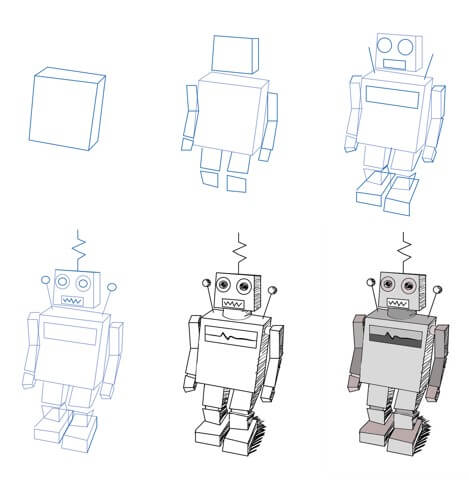 Roboteridee (3) zeichnen ideen