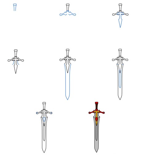 Schwertidee (13) zeichnen ideen