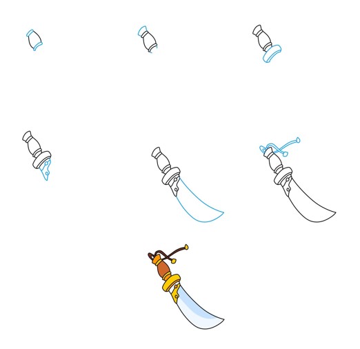 Zeichnen Lernen Schwertidee (16)