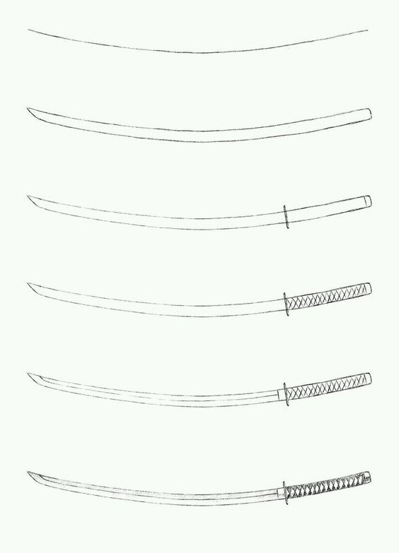 Zeichnen Lernen Schwertidee (5)