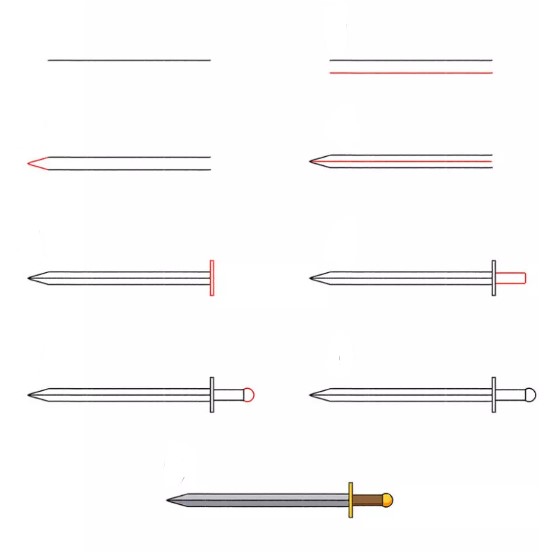 Schwertidee (8) zeichnen ideen