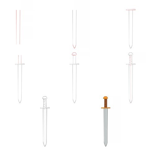 Schwertidee (9) zeichnen ideen