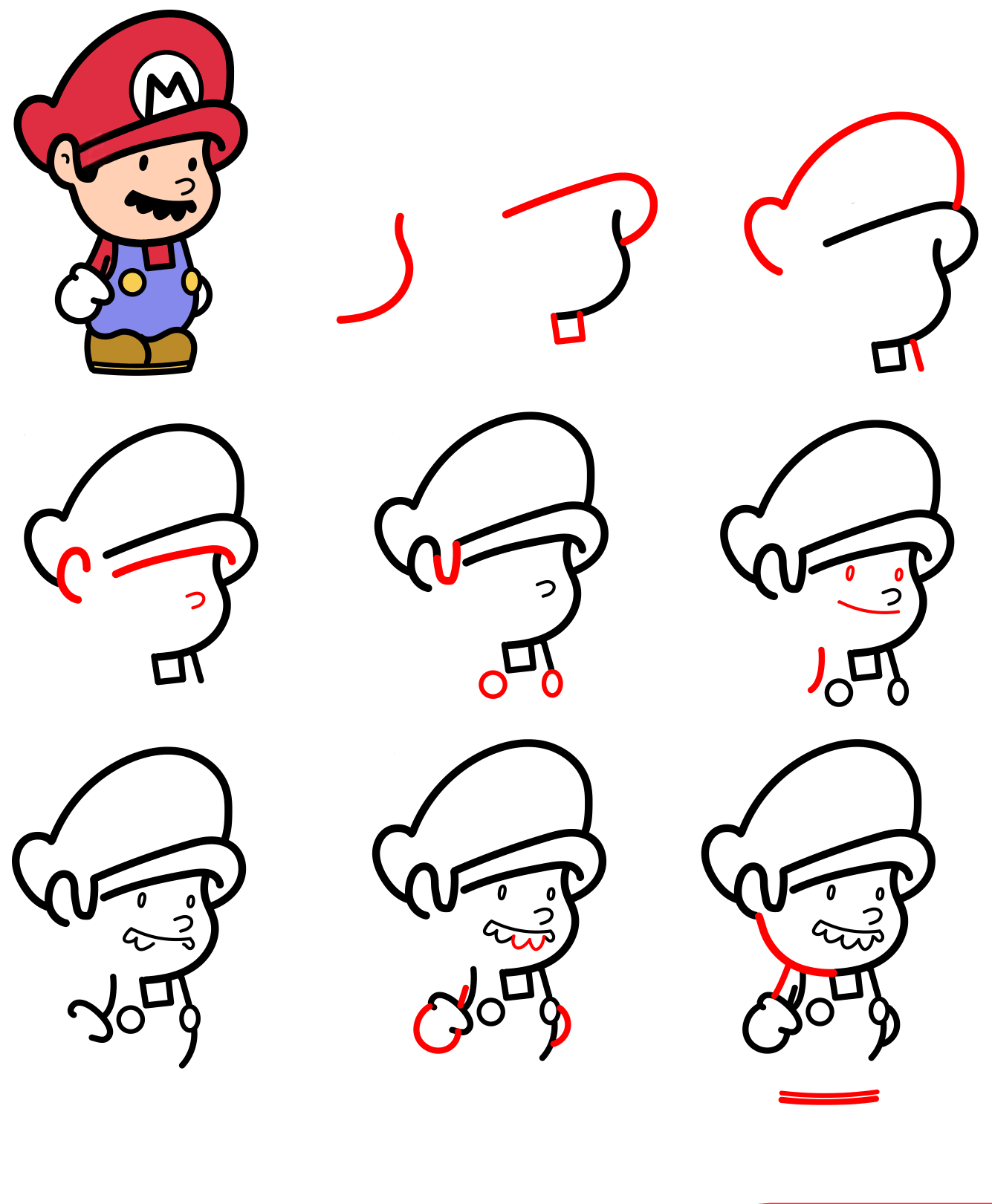 Süßer Mario zeichnen ideen