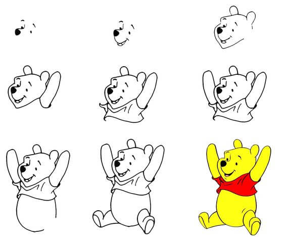 Winnie the Pooh Bär (1) zeichnen ideen