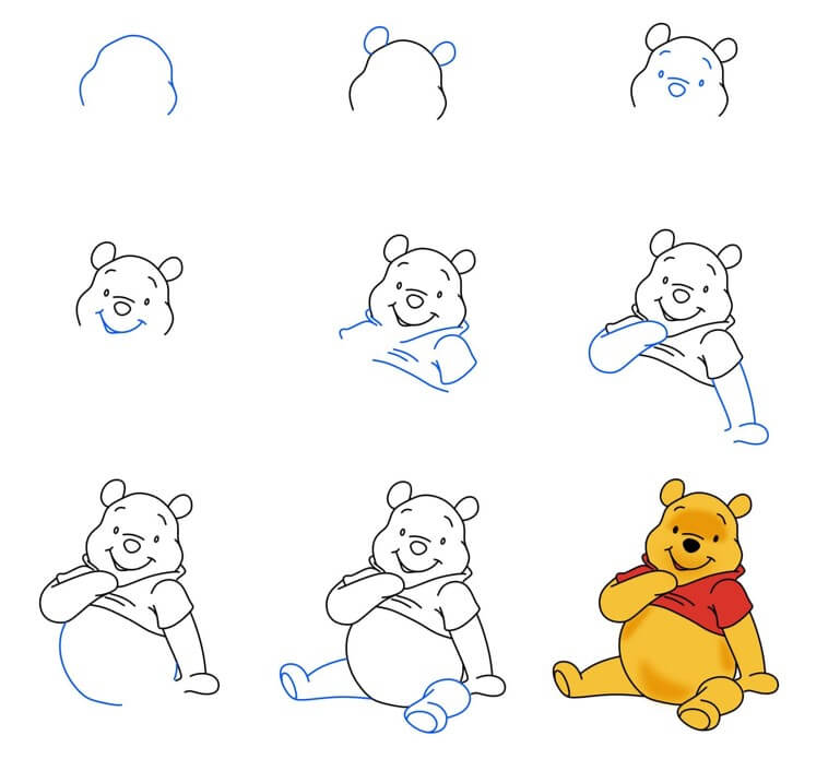 Winnie the Pooh Bär zeichnen ideen