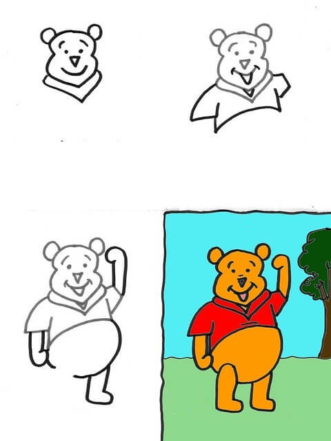 Winnie the Pooh Bär (9) zeichnen ideen