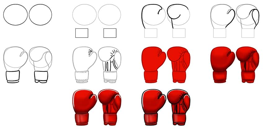 Zeichnen Lernen Boxhandschuhe (4)