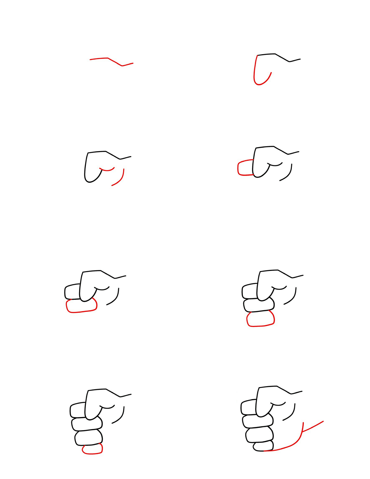 Idee mit der geballten Faust (32) zeichnen ideen