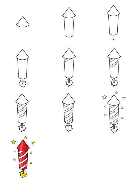 Ideen für Feuerwerk (6) zeichnen ideen