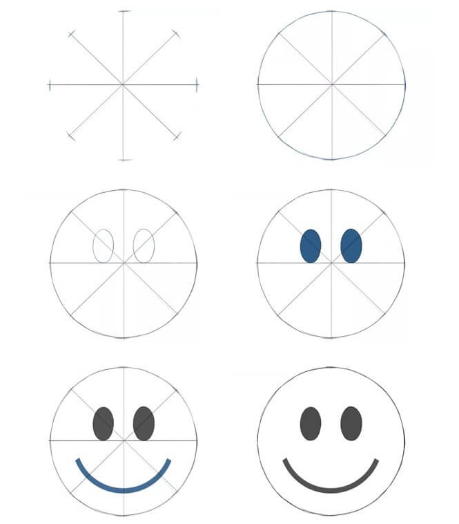 Zeichnen Lernen Ideen für Smileys (7)