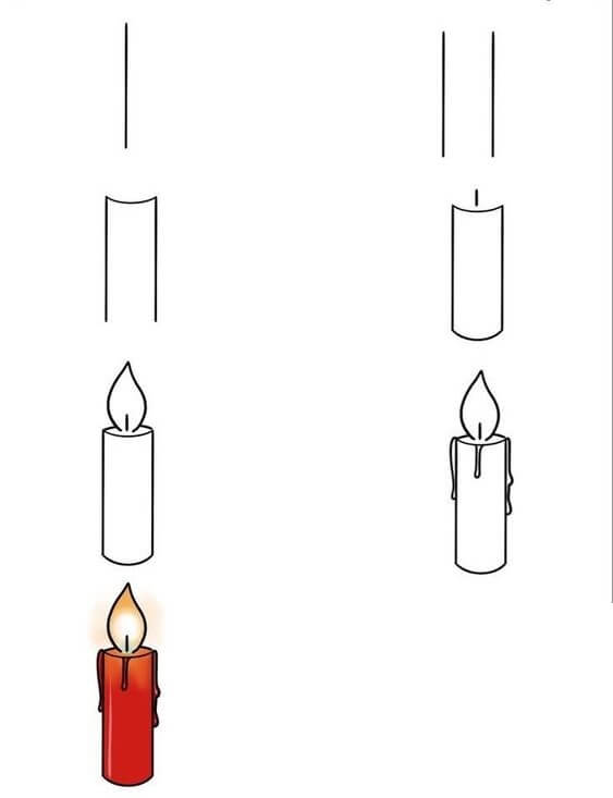 Kerzenidee (1) zeichnen ideen