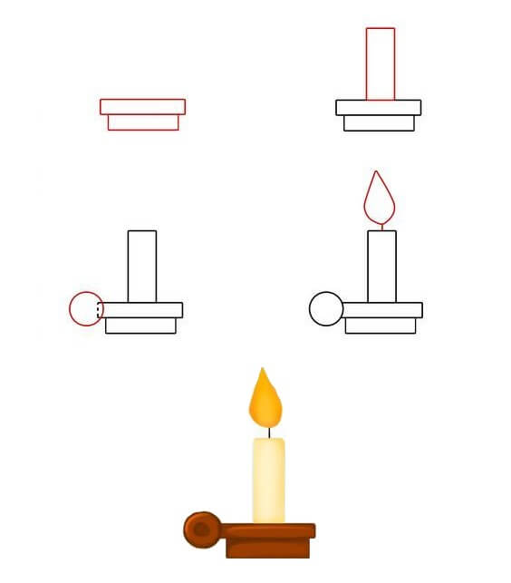 Kerzenidee (6) zeichnen ideen