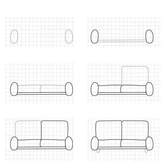 Sofas (7) zeichnen ideen